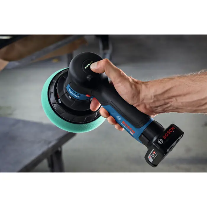 Bosch Powertools cordless polishing machine GPX 12V-125 Professional solo, 12Volt (blue/black, without battery and charger)