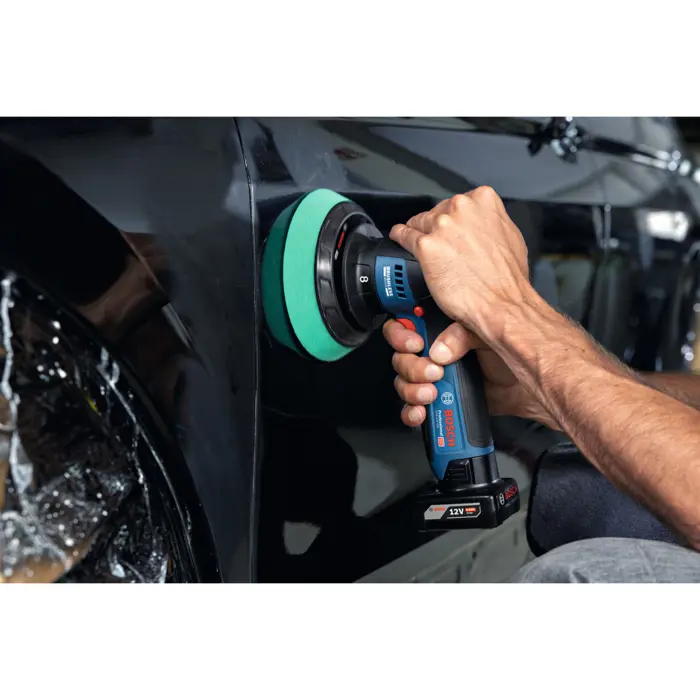 Bosch Powertools cordless polishing machine GPX 12V-125 Professional solo, 12Volt (blue/black, without battery and charger)