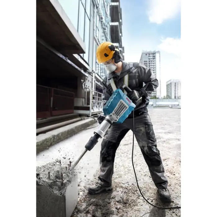 Bosch Powertools demolition hammer GSH 14 C Professional (blue, 1,750 watts, case)