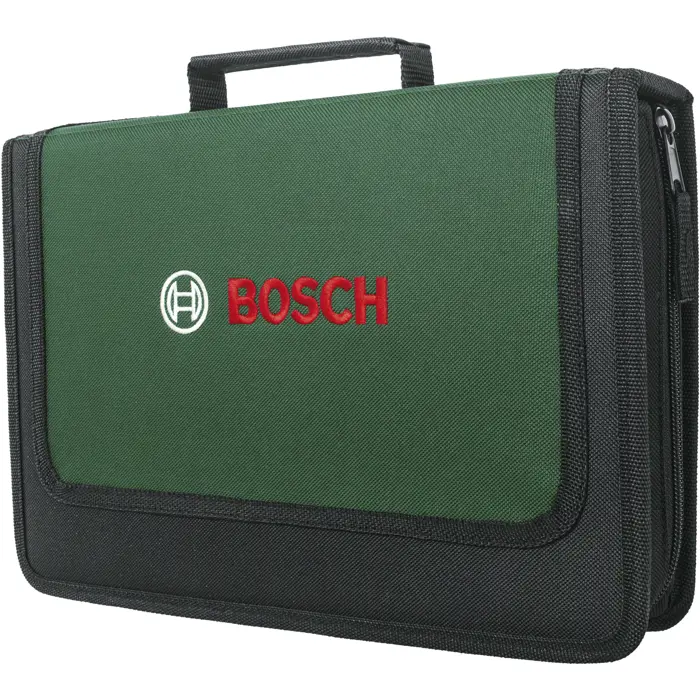 Bosch Powertools Easy Starter tool set, 14 pieces (green/black, in textile zip case)
