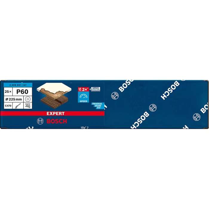 Bosch Powertools Expert C470 sanding sheet, O 225mm, K60 (25 pieces, for drywall sander)