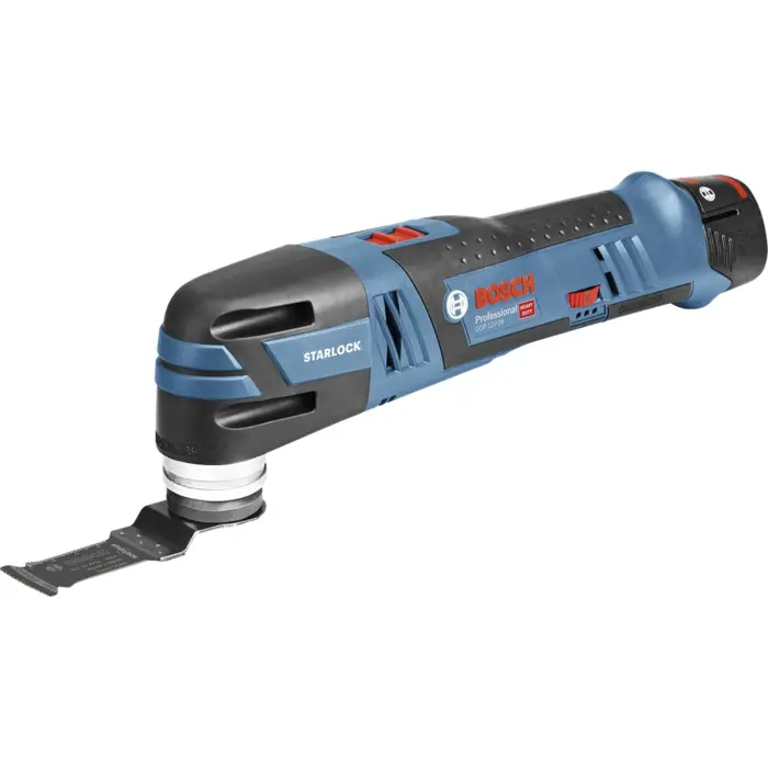 Bosch Powertools tool set 12Volt 5-piece, GOP + GSR + GDR + GSA + GLI (blue, 3x Li-ion battery 2.0Ah)