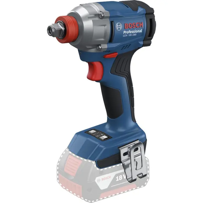 Bosch Professional cordless impact wrench GDX 18V-285 Professional solo, 18 Volt blue, without battery and charger, in L-BOXX