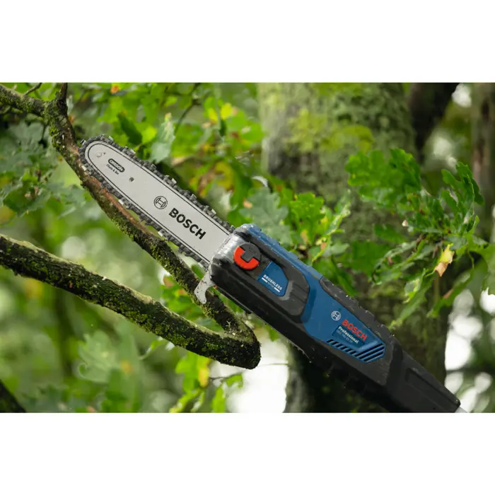 Bosch Professional Cordless Telescopic Pole Pruner GKE 18V-25 TP Professional solo, Chainsaw blue, without battery and charger
