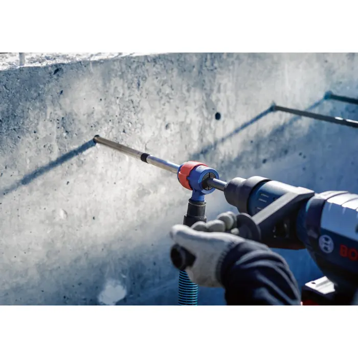 Bosch Professional Expert hammer drill bit SDS Clean max-8X set, O 32 mm, working length 400 mm, suction drill bit including suction connection
