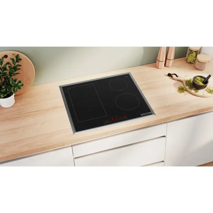Bosch PVS64RHB1E Series 6, independent hob (black/stainless steel, 60 cm)