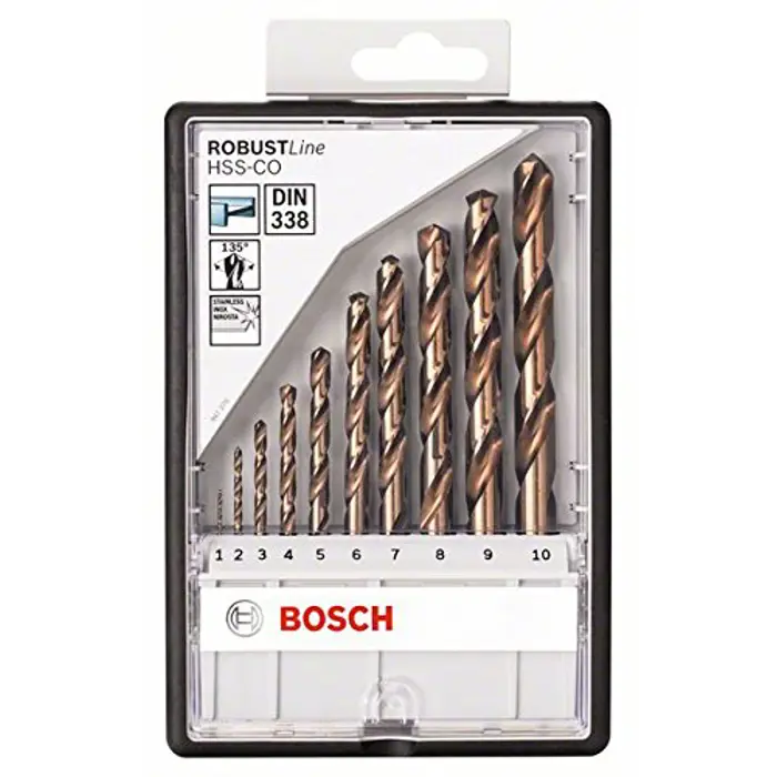 Bosch RobustLine HSS-Co-Metallb.Set10pcs - 2607019925
