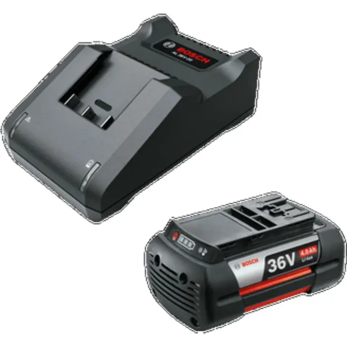 Bosch starter set 36V (GBA 36V 4.0Ah + AL 36V-20), charger (black, 36V POWER FOR ALL, battery + charger)
