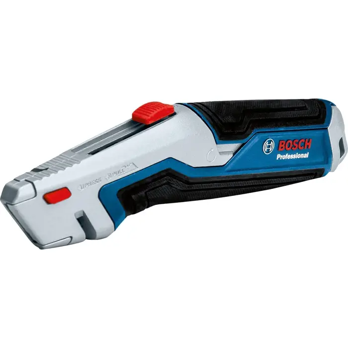 Bosch universal knife and blade set 63 x 19mm, carpet knife (blue/grey, incl. 13 blades)