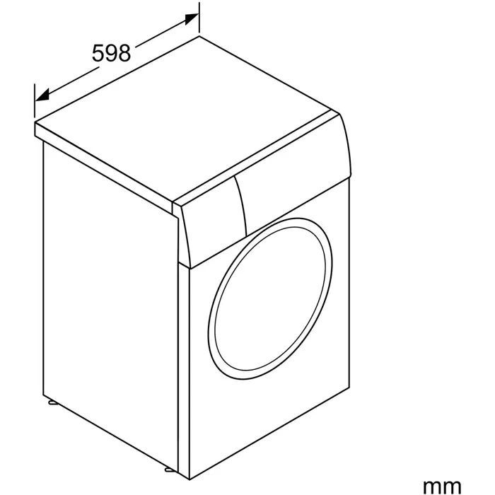 Bosch WAN28127 Series 4, washing machine (white/silver, 60 cm)