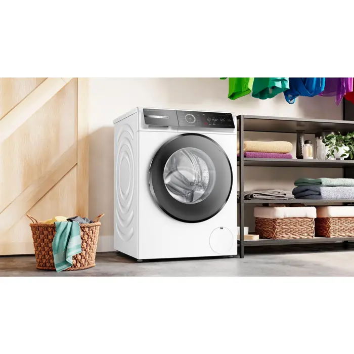 Bosch WGB244040 Series 8, washing machine (white/black, 60 cm, Home Connect)