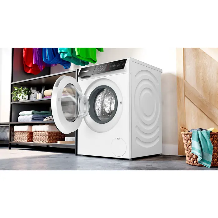 Bosch WGB244040 Series 8, washing machine (white/black, 60 cm, Home Connect)