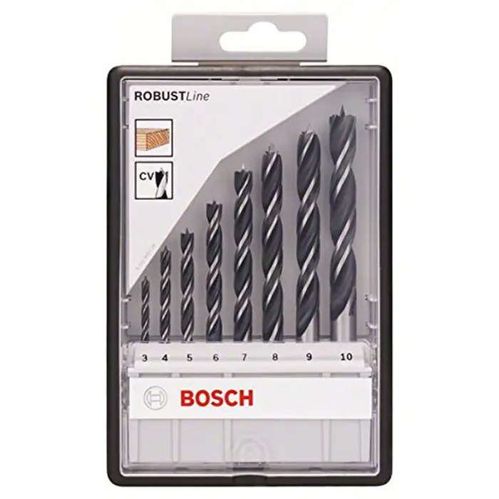 Bosch Wood Drill Set Robust Line 8pcs - 2607010533