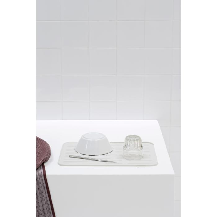 Brabantia silicone dish drying mat white 117466