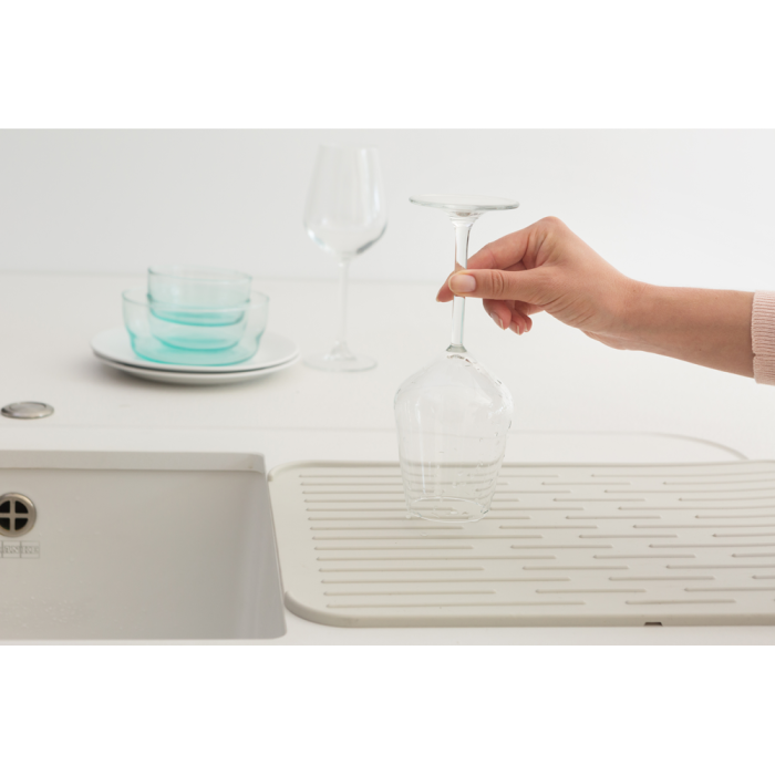 Brabantia silicone dish drying mat white 117466
