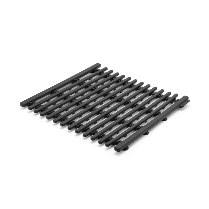 Brabantia silicone sink mat, dark gray.