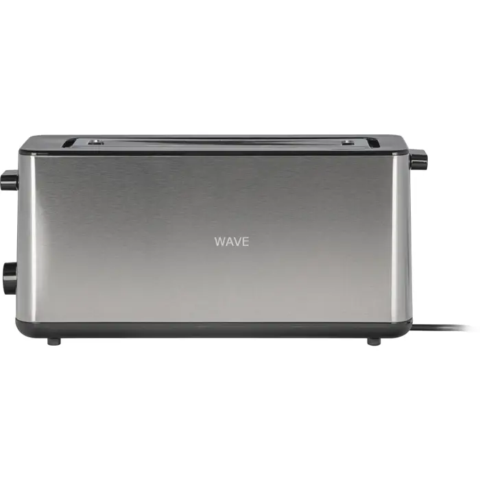 Braun long slot toaster PurShine HT 1610 BK (stainless steel/black, 1,030 watts, for 2 slices of toast)