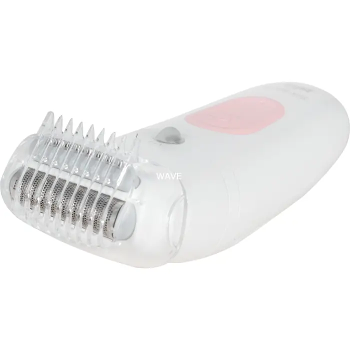 Braun Silk-épil 5-030, epilator (white/pink, bikini trimmer, shaving attachment, trimmer attachment, + entry-level attachment for sensitive areas)
