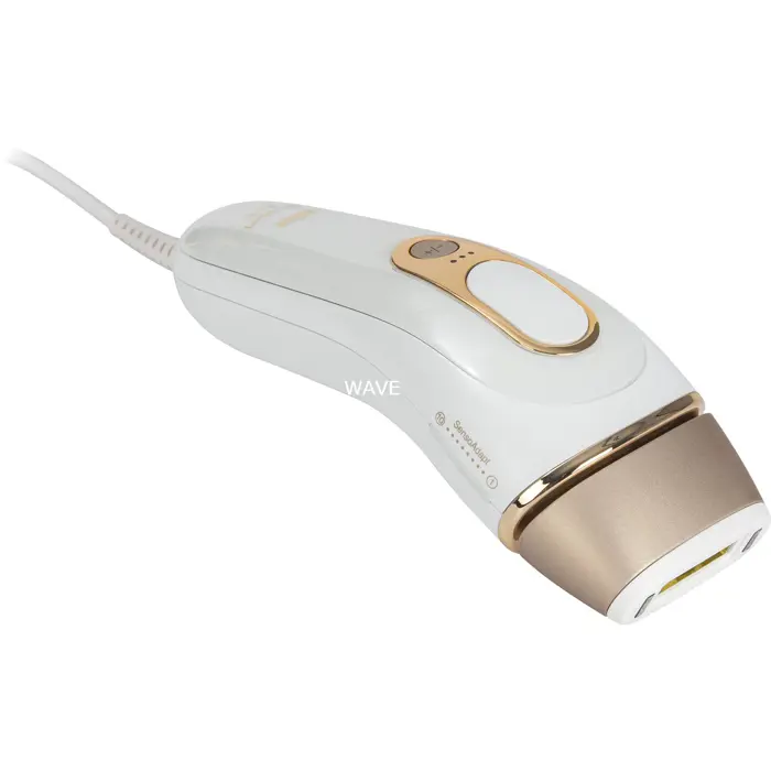 Braun Silk-expert Pro IPL PL5052, hair remover (white/gold, incl. bag + 2 precision attachments + Venus razor)