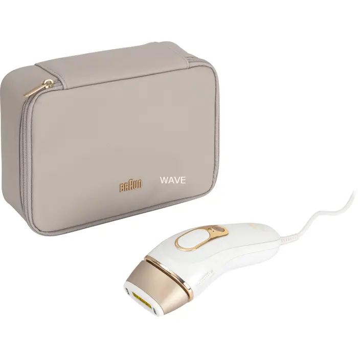 Braun Silk-expert Pro IPL PL5052, hair remover (white/gold, incl. bag + 2 precision attachments + Venus razor)
