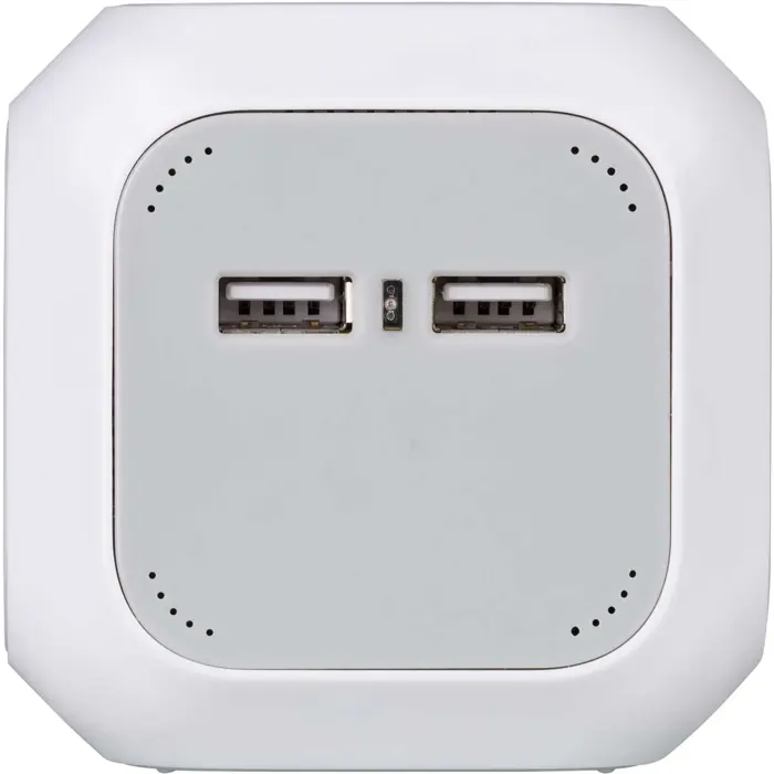 Brennenstuhl 4-way socket cube + USB