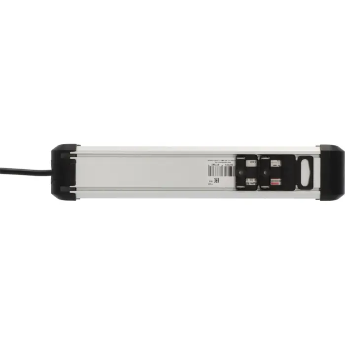 Brennenstuhl Premium-Alu-Line power strip 6-way (black/silver, 3 meters, with safety switch)