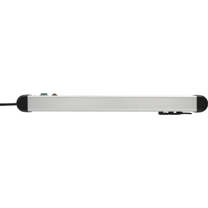 Brennenstuhl Premium-Protect-Line 6-way power strip, black/aluminum, 3 meters, 60,000A surge protection, 2x USB-A