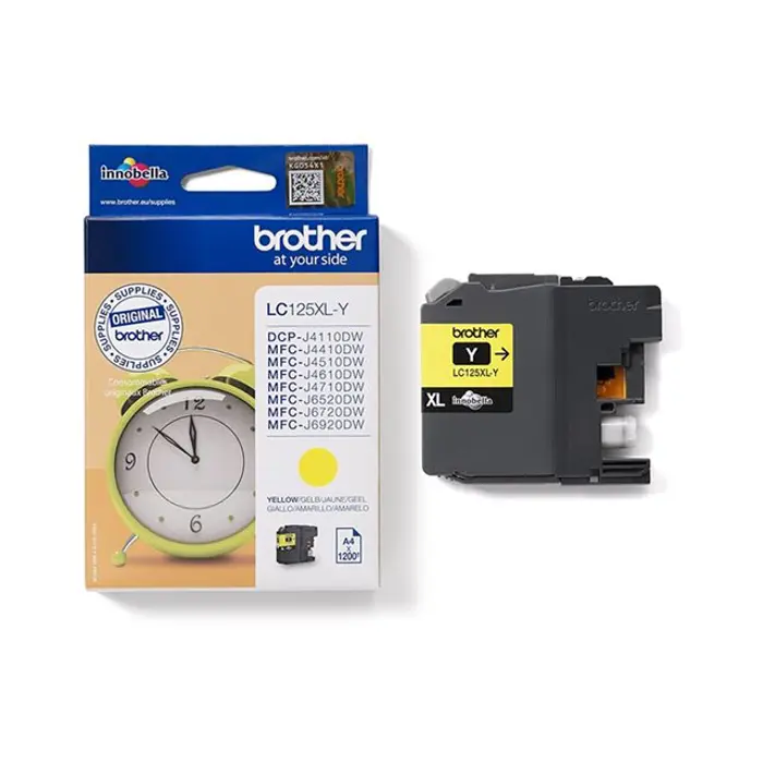 BROTHER LC125XLY ink yellow 1200pages