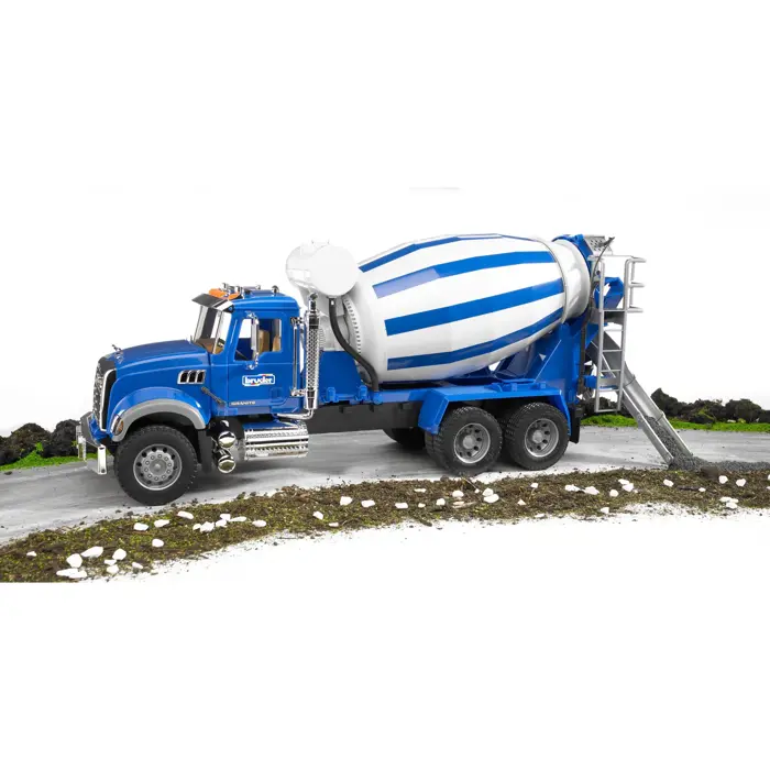 BRUDER MACK Granite concrete mixer truck - 02814