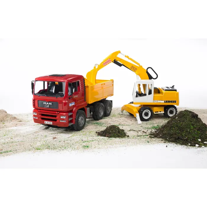 bruder MAN TGA dump truck