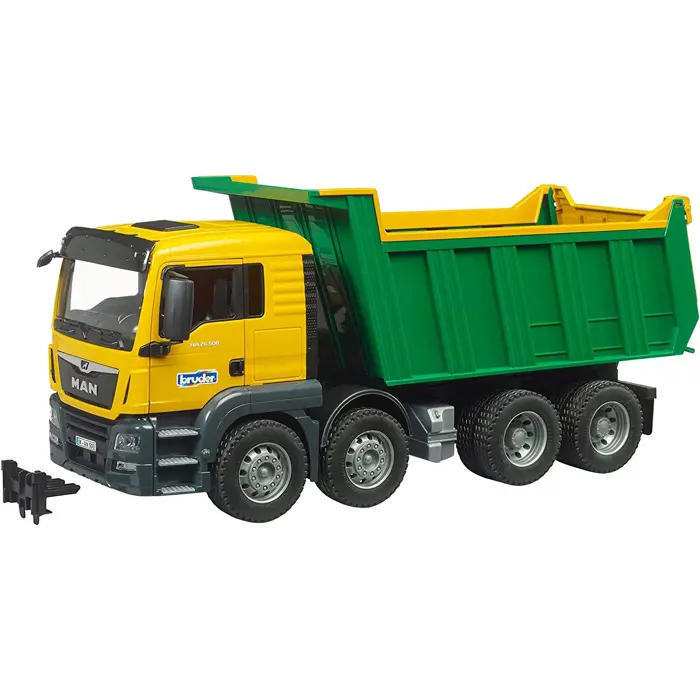 Bruder MAN TGS tipping truck, model vehicle