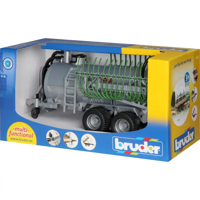 Bruder Professional Series Fliegl barrel trailer with spread tubes (02020)