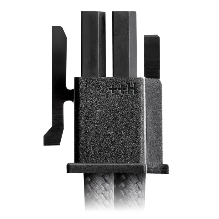 CableMod C-Series Pro ModMesh Sleeved 12V-2x6 12VHPWR Dual StealthSense Cable Kit for Corsair RMi, RMx (Black Label) - black/blau-CM-PCSR-16X2KIT-NKKB-R-SS