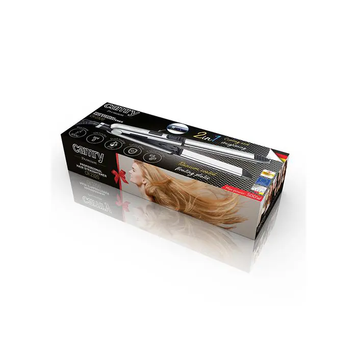Camry PRO hair straightener with ionic function