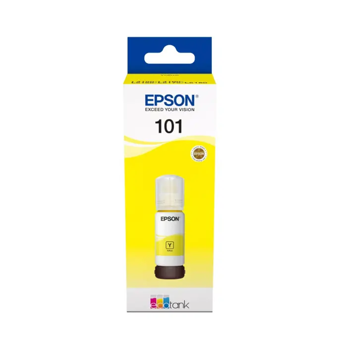 Car. Epson 101 EcoTank Yellow ink bottle (C13T03V44A) 70ml