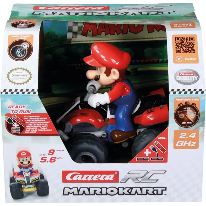 Carrera RC 2.4GHz Mario Kart Mario - Quad