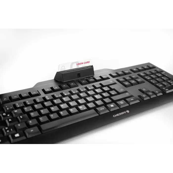 Cherry KC 1000SC tipkovnica sa čitačem Smart kartica, USB, crna