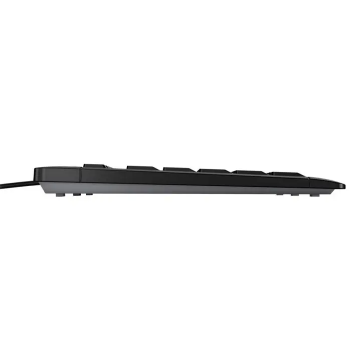 Cherry Stream tiha vodootporna tipkovnica, USB, crna
