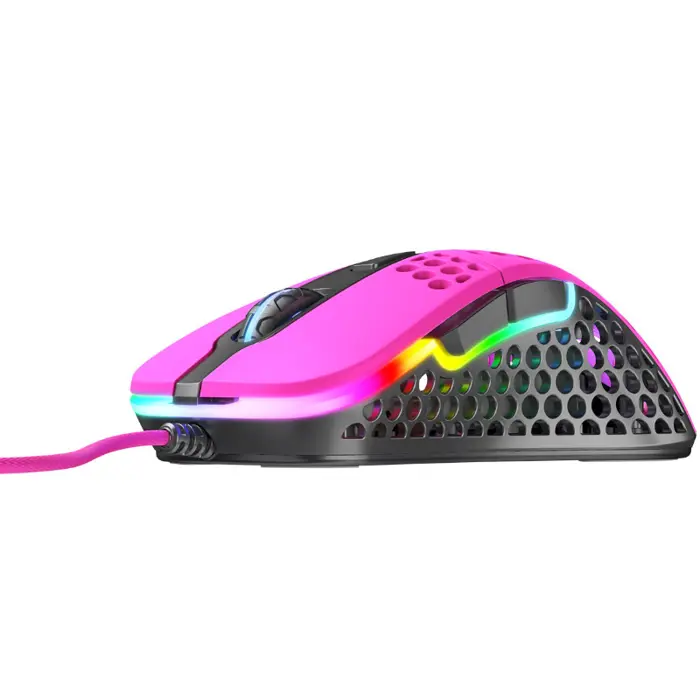 Cherry XTRFY M4 RGB igraći miš, 16000 cpi, USB, rozi