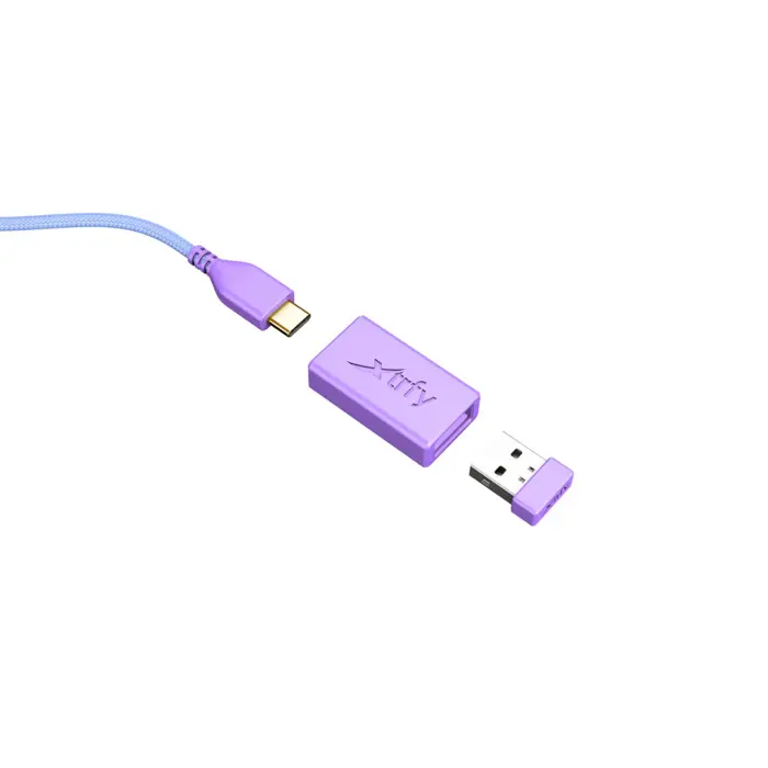 Cherry XTRFY M8 bežični igraći miš, 21000 cpi, USB, purple mint