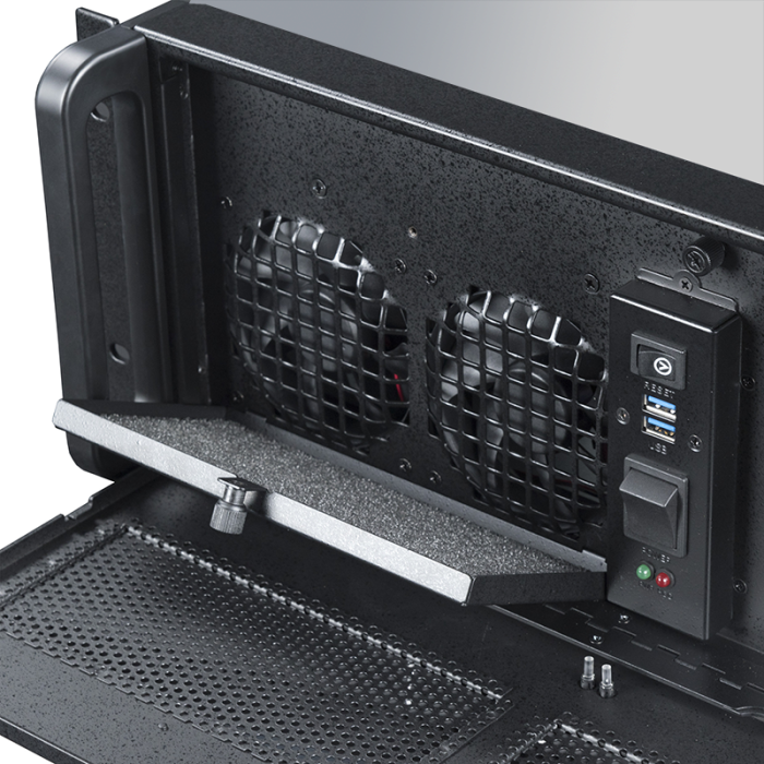 Chieftec 4U server rack case UNC-410S-B-U3-OP.