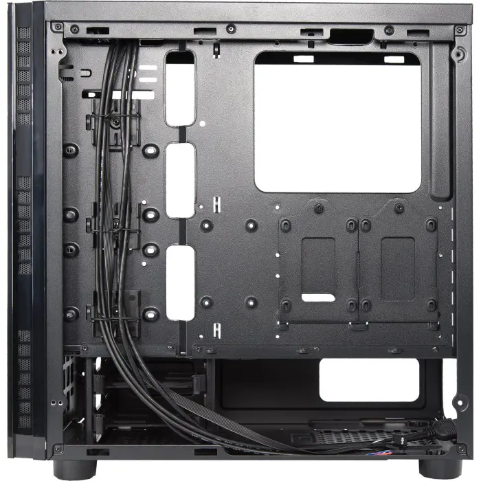 Chieftec AL-02B-TG-OP Hawk, tower case (black, side part made of tempered glass)