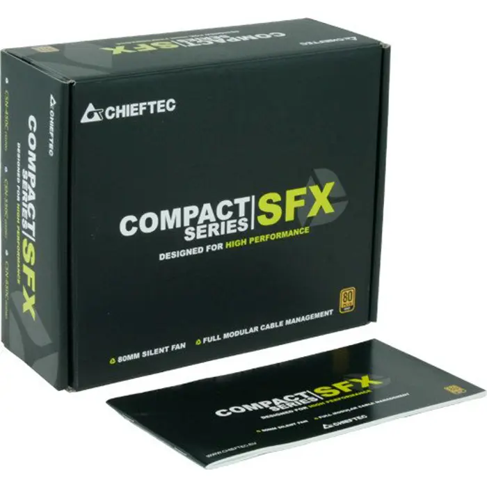 Chieftec CSN-450C 450W, PC power supply (black 2x PCIe, cable management)