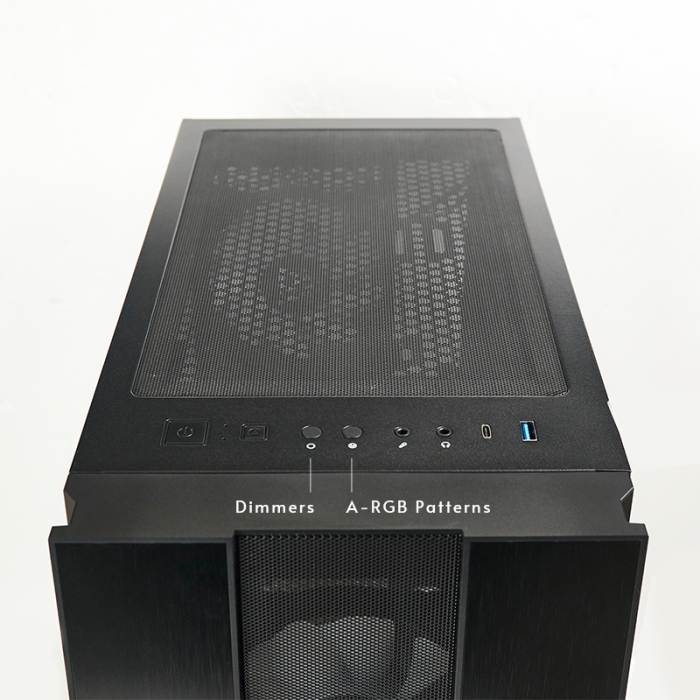 Chieftec GS-02B-OP HUNTER 2 A-RGB USB Type-C ATX case, black