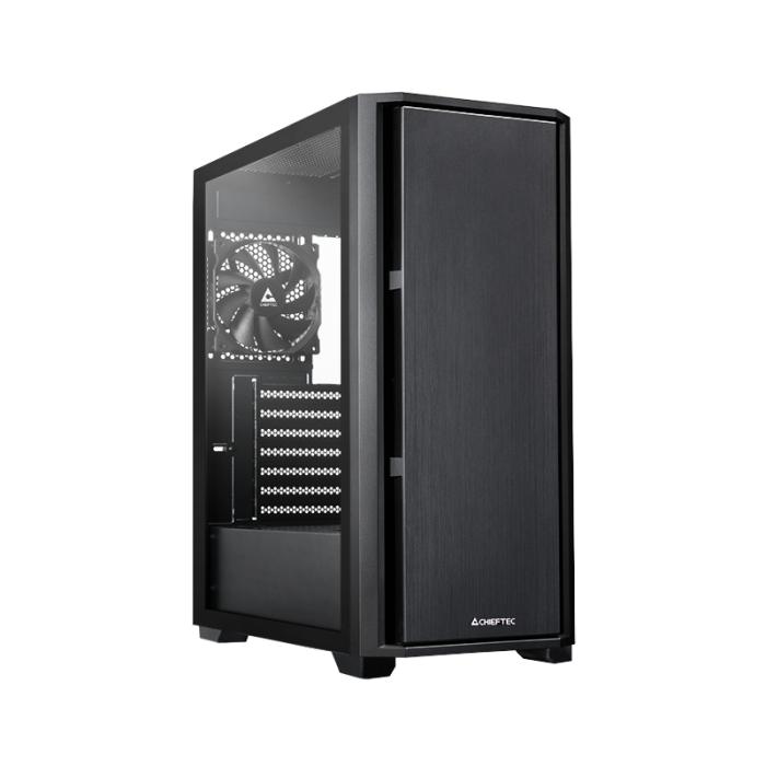 CHIEFTEC Pro Midi TG ATX ohišje, crno