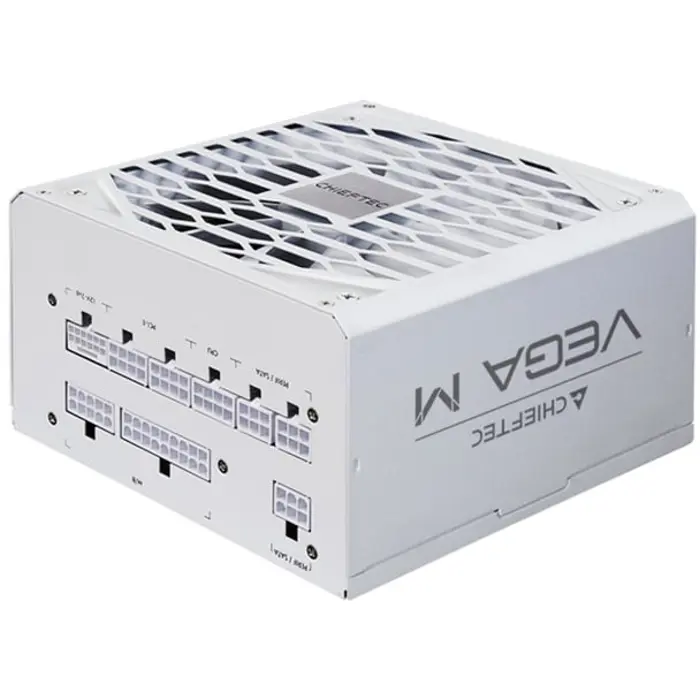 Chieftec Vega M 750W White, PC power supply white, 1x 12 pin high power GPU, 4x PCIe, cable management, 750 watts