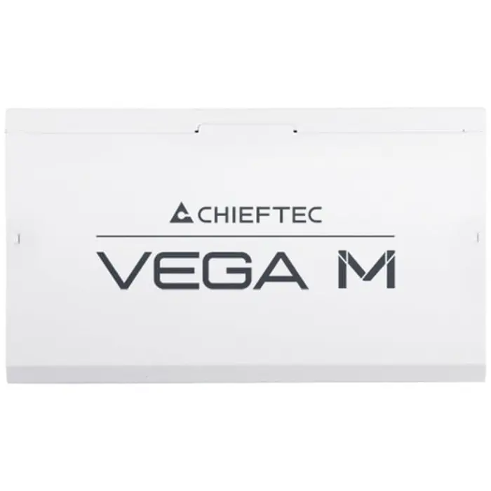 Chieftec Vega M 850W White, PC power supply white, 1x 12 pin high power GPU, 4x PCIe, cable management, 850 watts