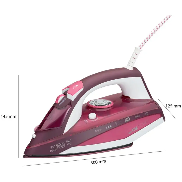 Clatronic DB 3705, iron (red/white)
