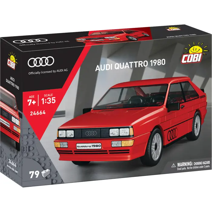 COBI Audi Quattro 1980 (red, scale 1:35)