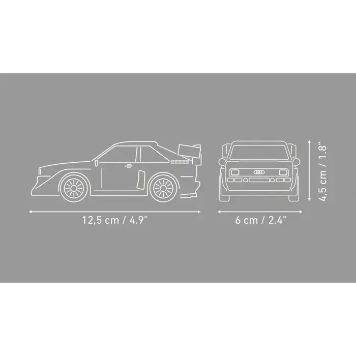 COBI Audi quattro S1 E2 (scale 1:35)